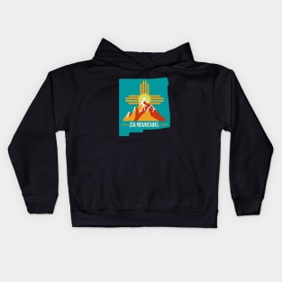 Zia Mountains New Mexico Kids Hoodie